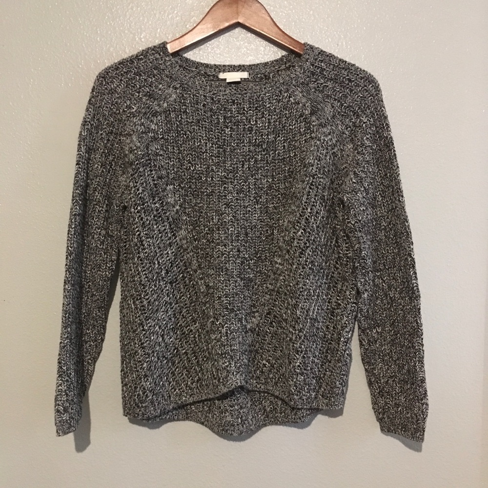 H&M marled crewneck sweater, S